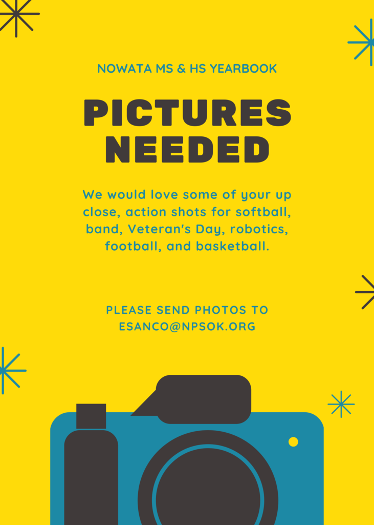 MS and HS Yearbook: Photos Needed
